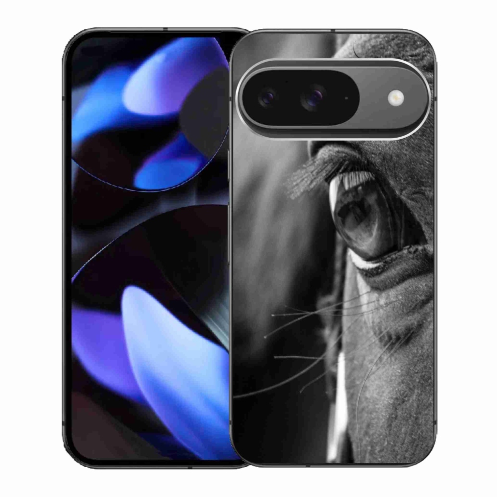 Gél borítás mmCase a Google Pixel 9-hez - ló nézet