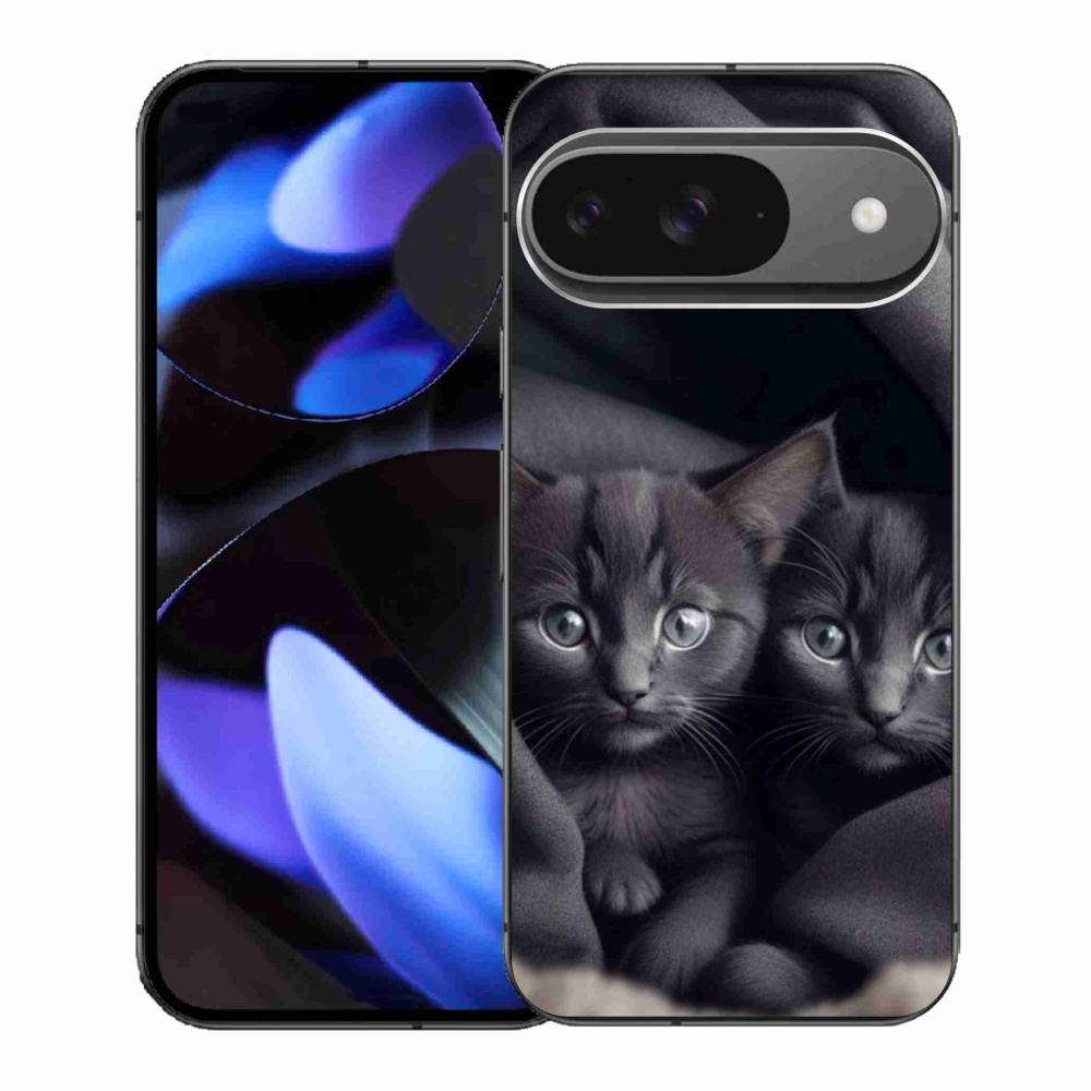 Zselés borítás mmCase a Google Pixel 9-hez - cat duo