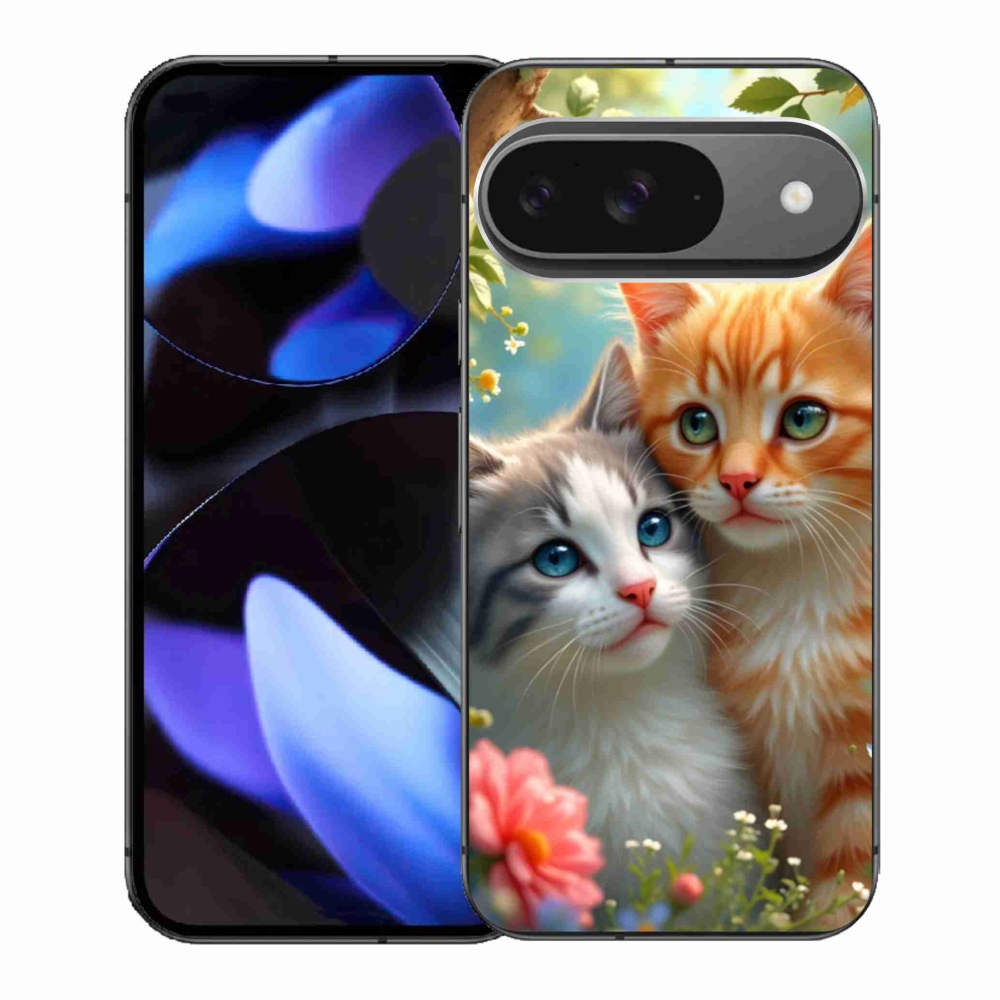 Gél borítás mmCase a Google Pixel 9-hez - macskaszerelem 2