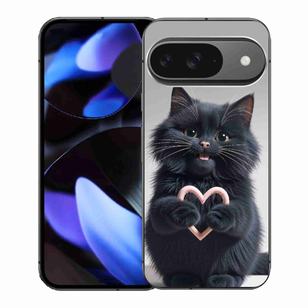 Gél borítás mmCase a Google Pixel 9-hez - macskaszerelem 3