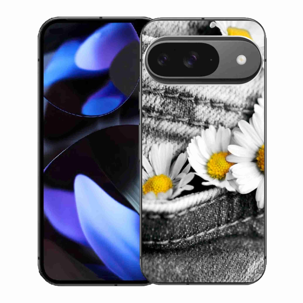 Gél borítás mmCase a Google Pixel 9-hez - Százszorszépek