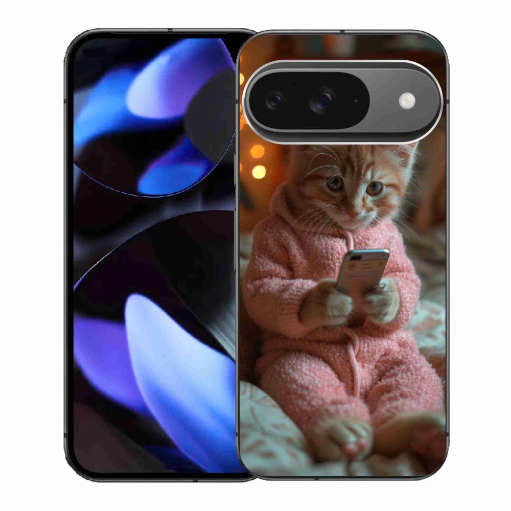 Gél borítás mmCase a Google Pixel 9-hez - baba a mobillal