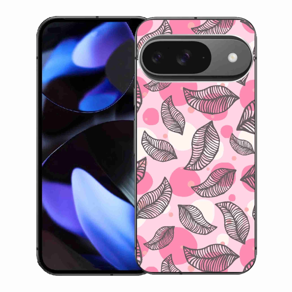 Gél borítás mmCase a Google Pixel 9-hez - rajzfilmes hulló levelek