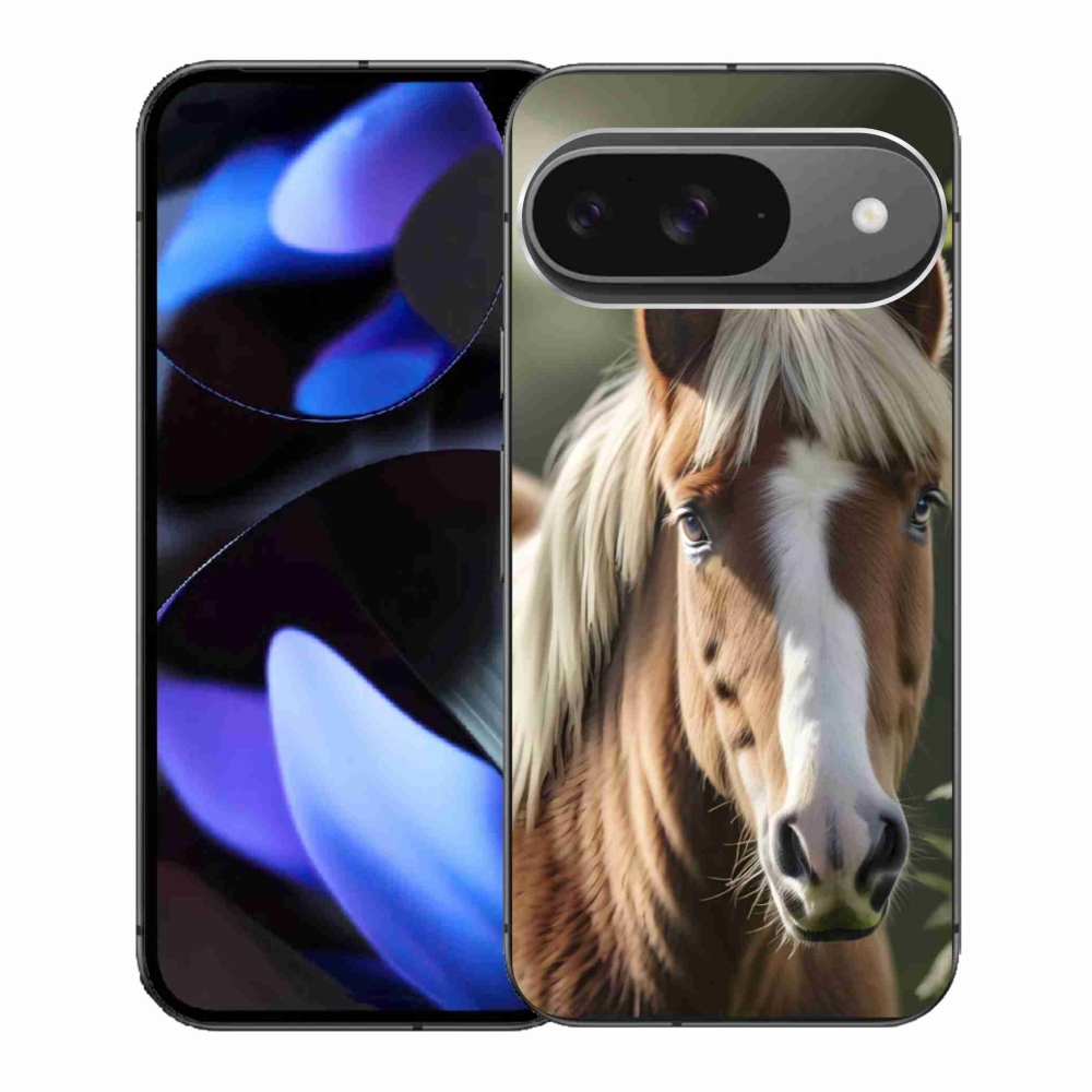 Gél borítás mmCase a Google Pixel 9-hez - ló könnyű sörénnyel