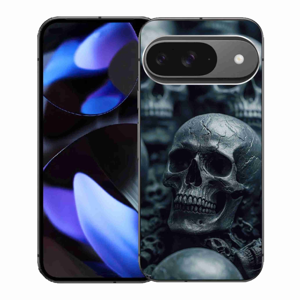 Gél borítás mmCase a Google Pixel 9-hez - koponya 2