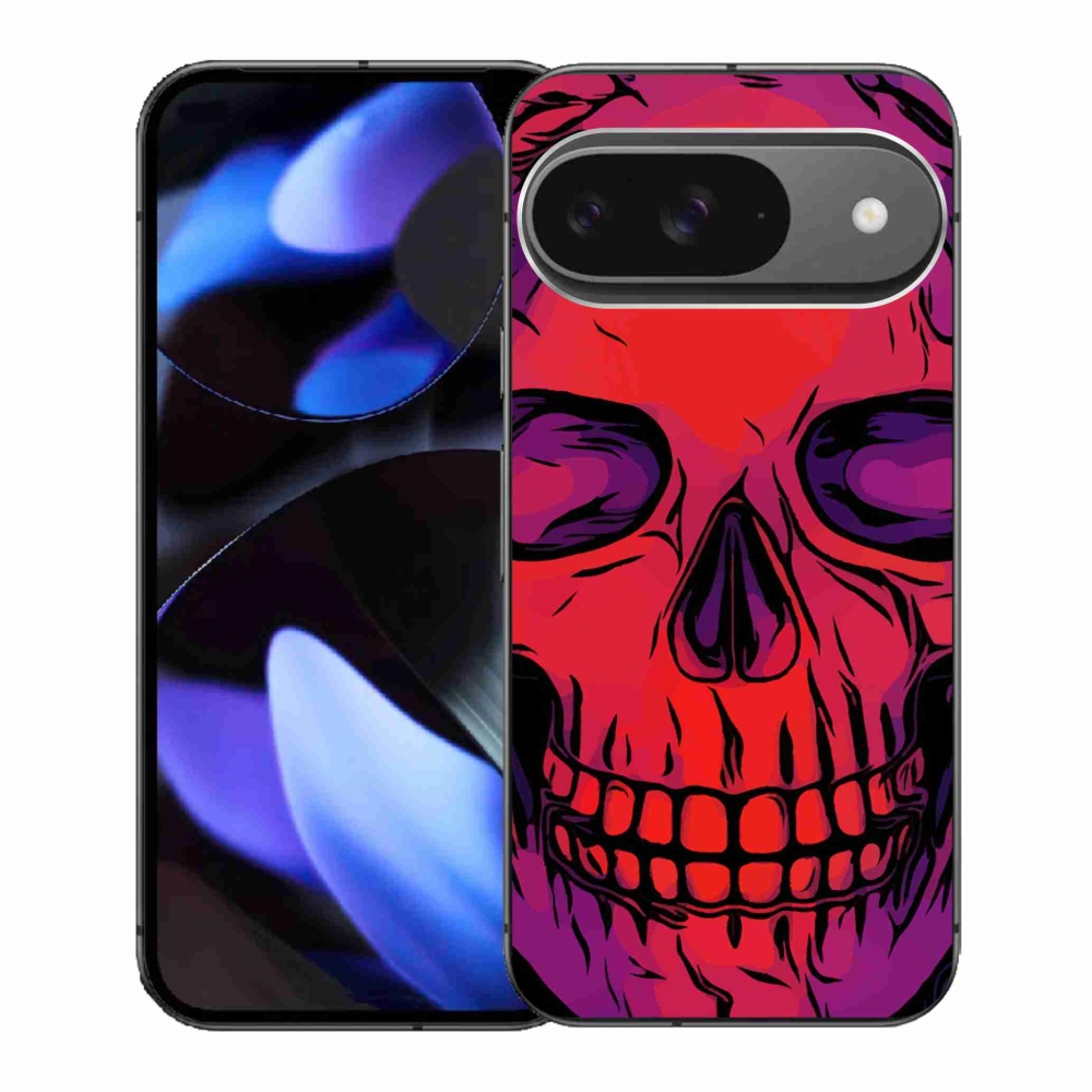Zselés borítás mmCase a Google Pixel 9-hez - koponya