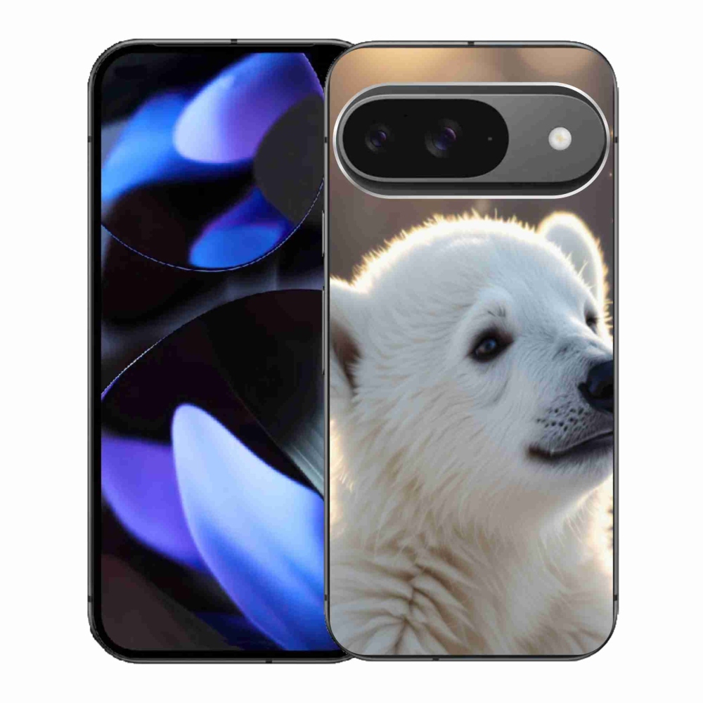 Gél borítás mmCase a Google Pixel 9-hez - jegesmedve