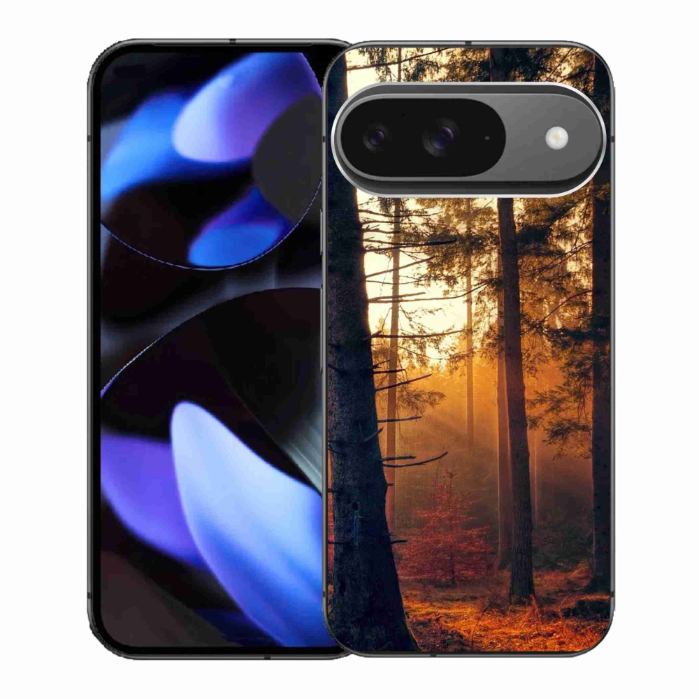 Gél borítás mmCase a Google Pixel 9-hez - erdei színű