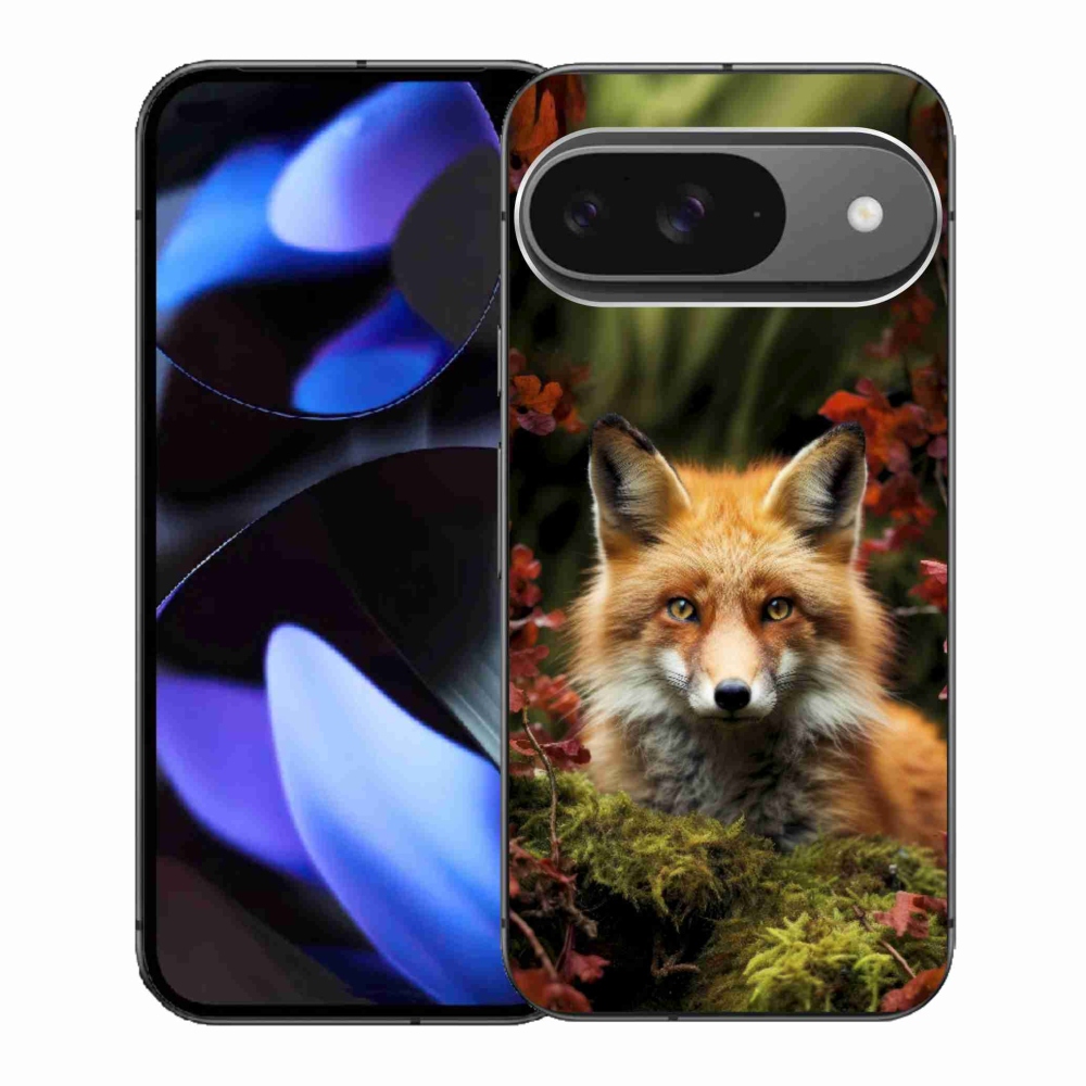Gél borítás mmCase a Google Pixel 9-hez - róka az erdőben
