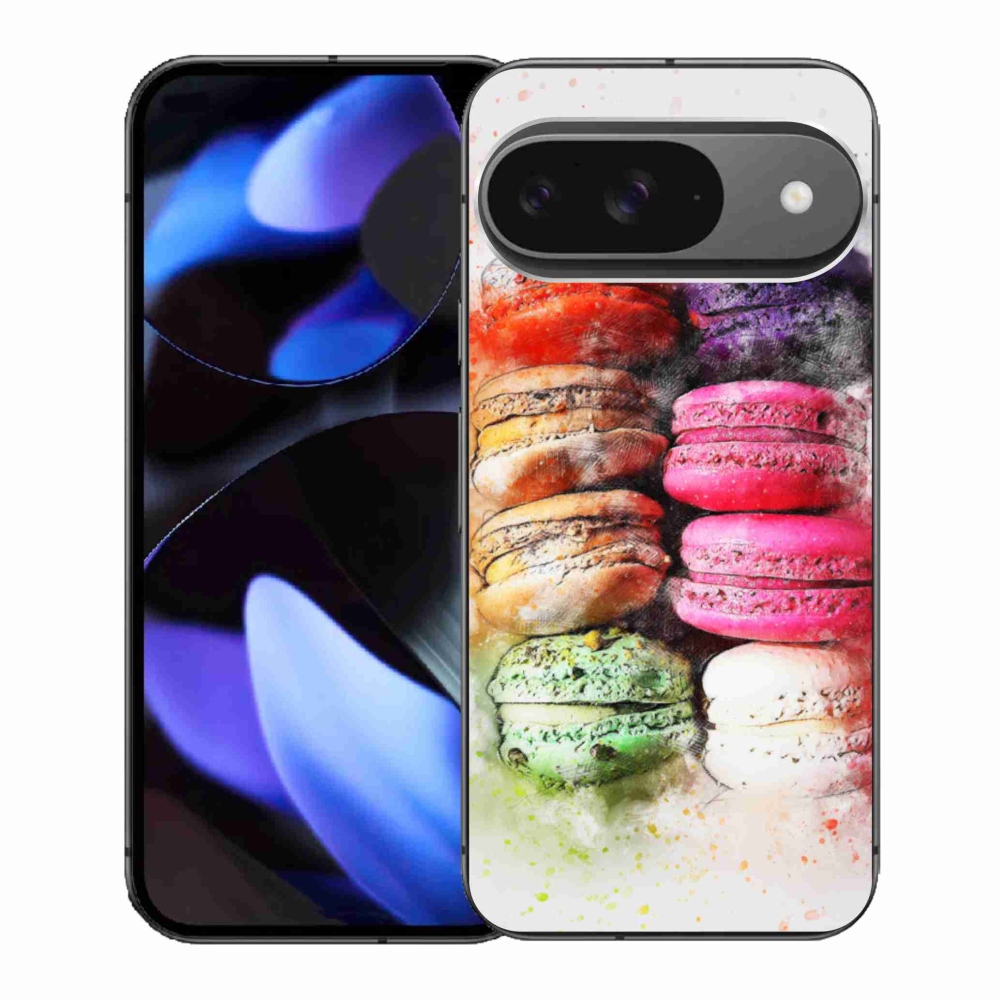 Gél borítás mmCase a Google Pixel 9-hez - macaronok