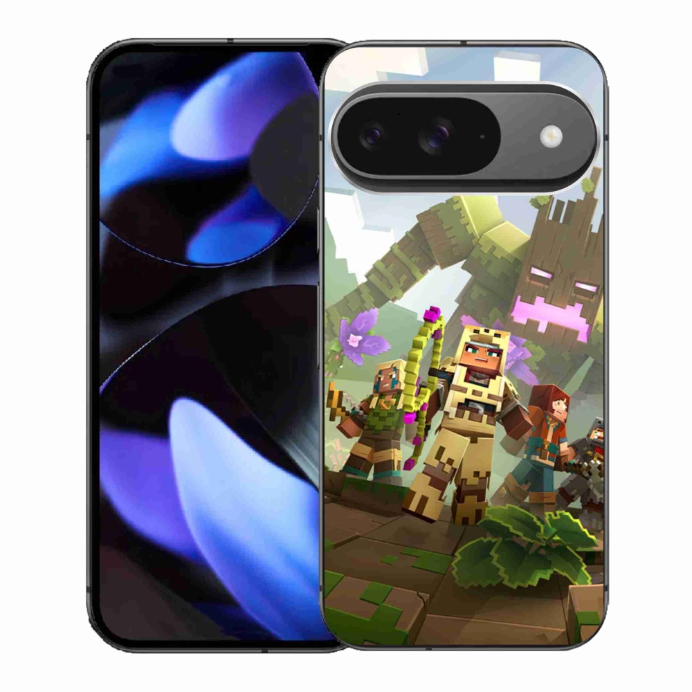 Gél borítás mmCase a Google Pixel 9-hez - minecraft 1