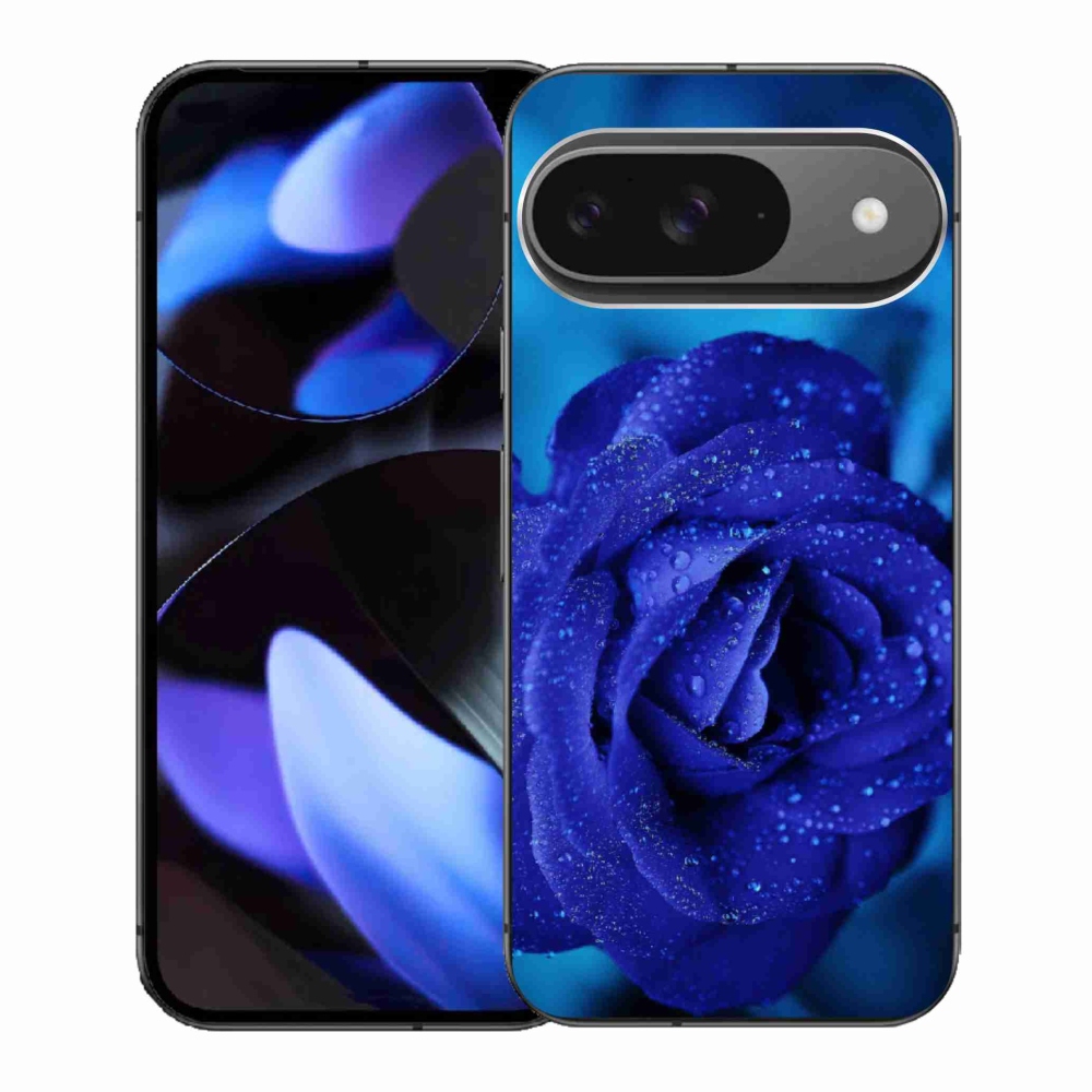 Gél borítás mmCase a Google Pixel 9-hez - kék rózsa