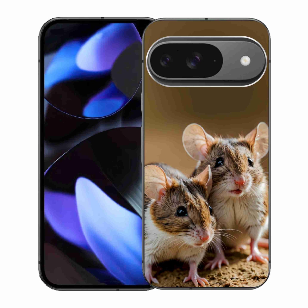 Gél borítás mmCase a Google Pixel 9-hez - egér duó
