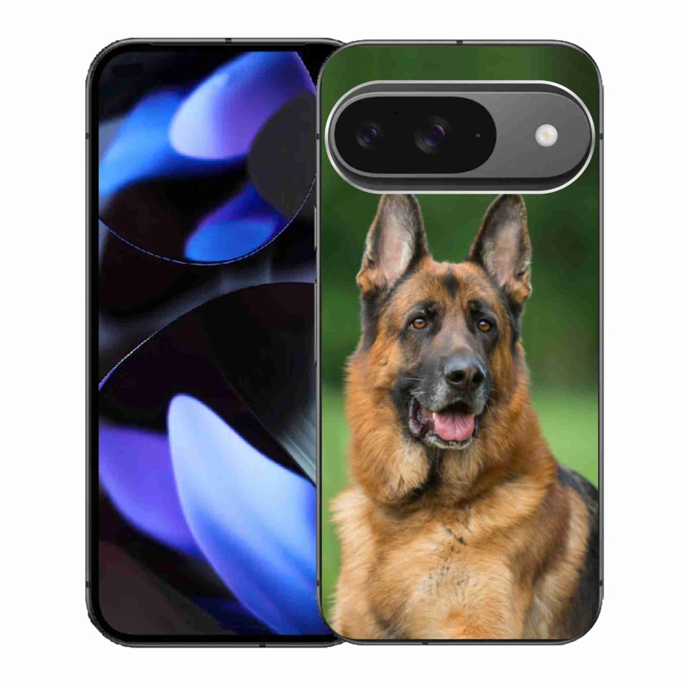 Zselés borítás mmCase a Google Pixel 9-hez - Német juhászkutya