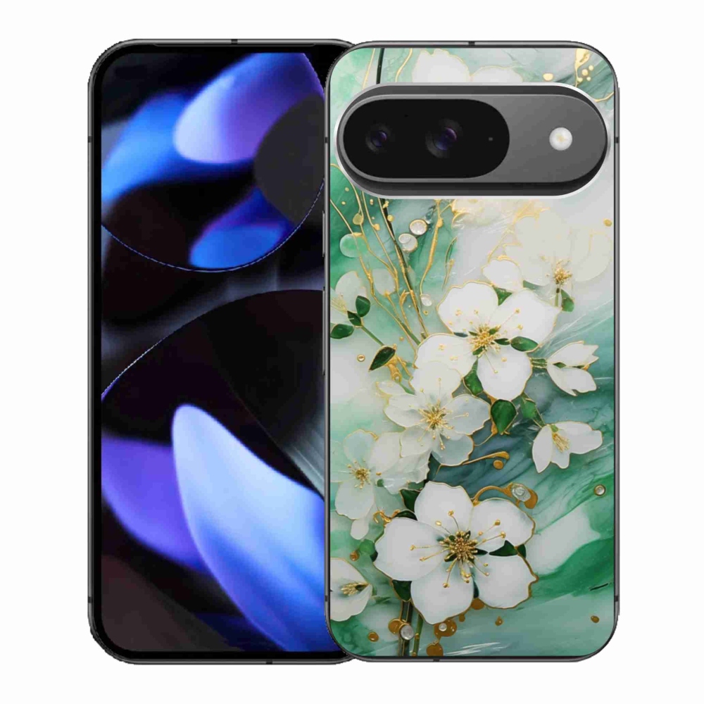 Gél borítás mmCase a Google Pixel 9-hez - finom virágok