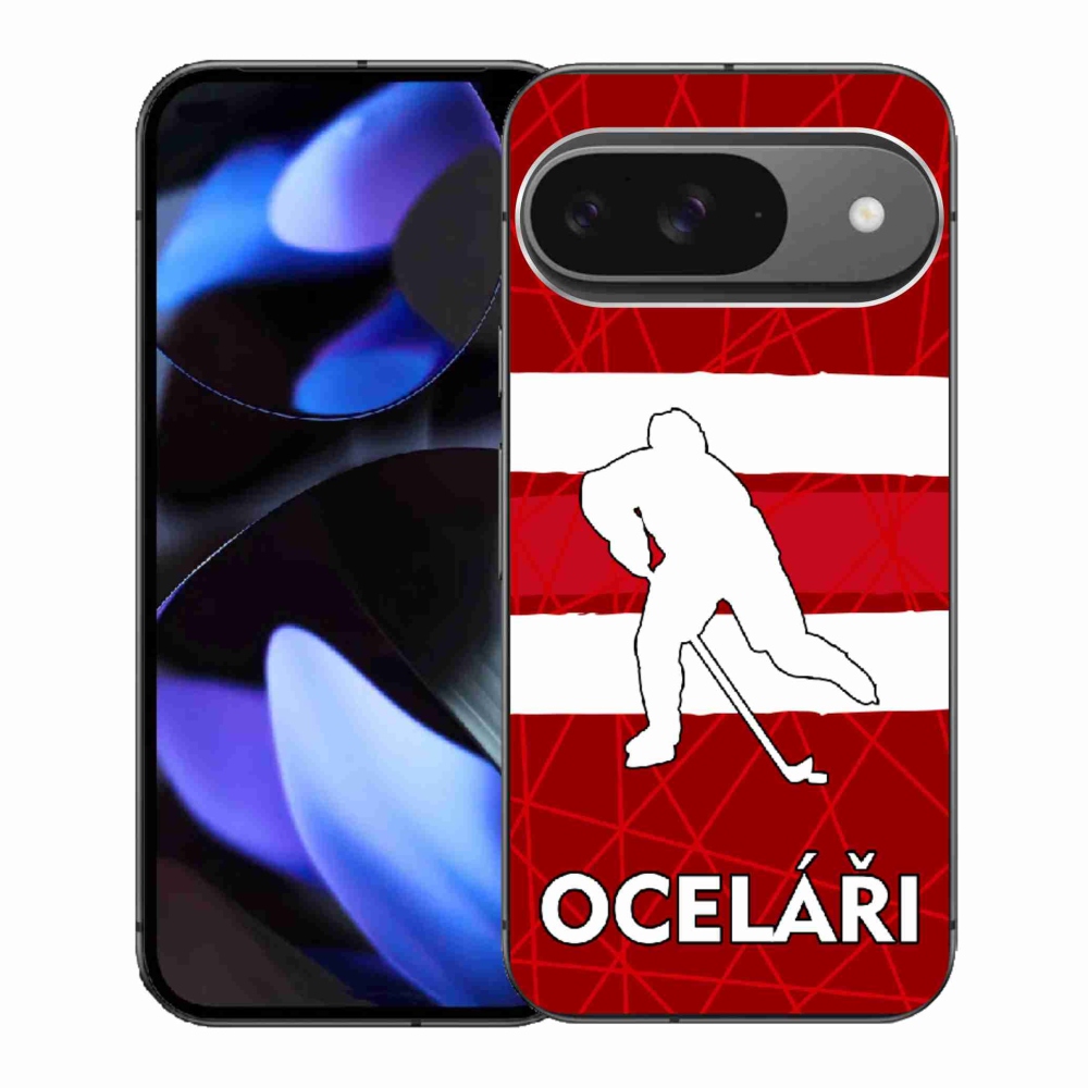 Zselés borítás mmCase a Google Pixel 9-hez - Acélszínűek
