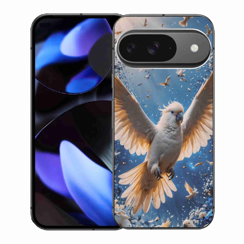 Gél borítás mmCase a Google Pixel 9-hez - kakadu papagáj