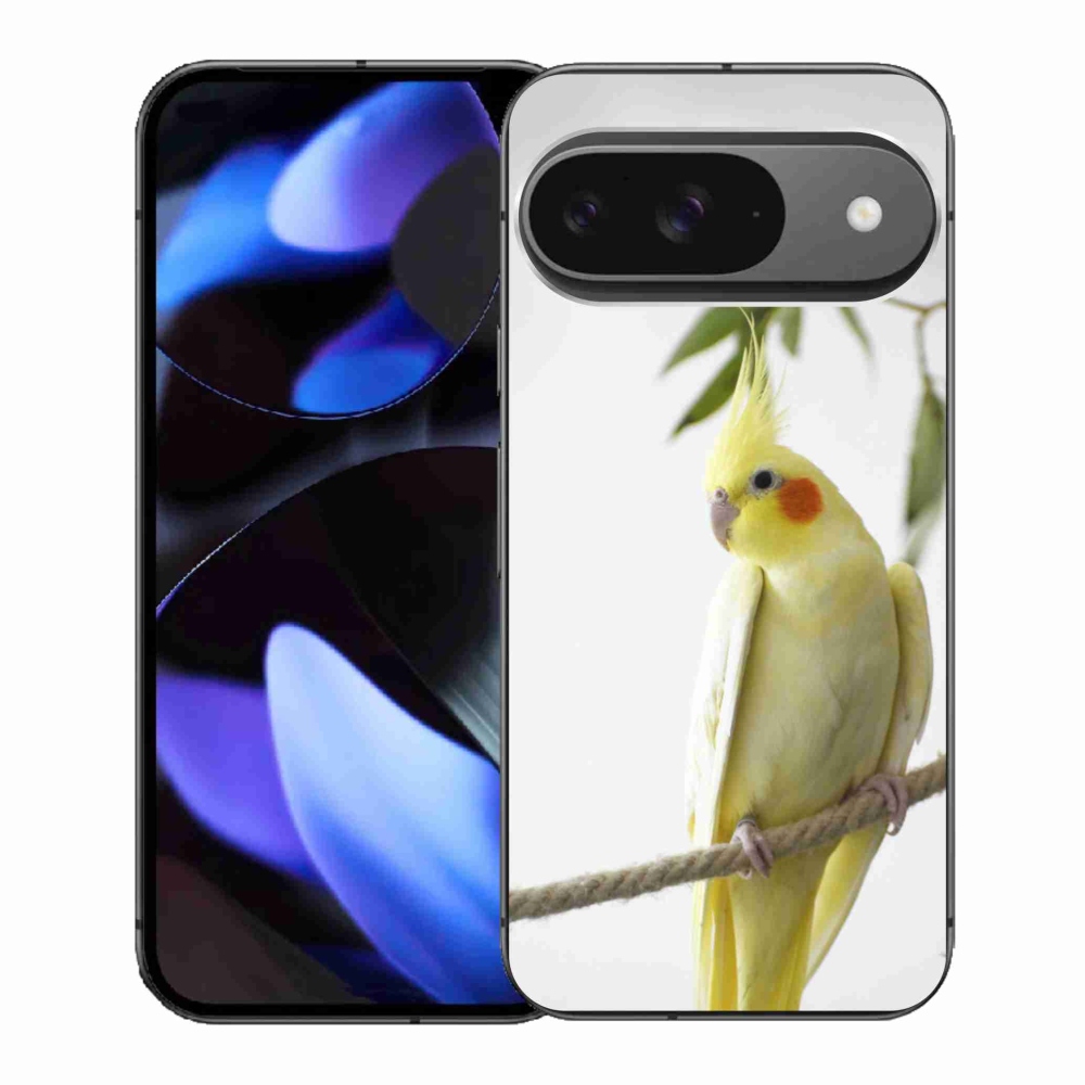 Gél borító mmCase a Google Pixel 9-hez - papagáj korela chocholatá