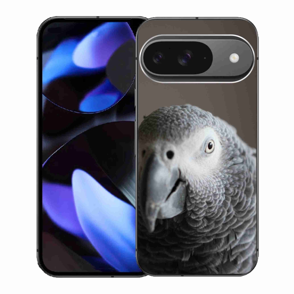 Gél borítás mmCase a Google Pixel 9-hez - papagáj jacko 2