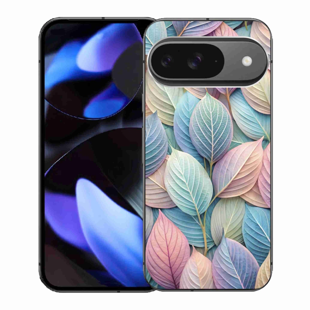 Gél borítás mmCase a Google Pixel 9-hez - pasztell levelek