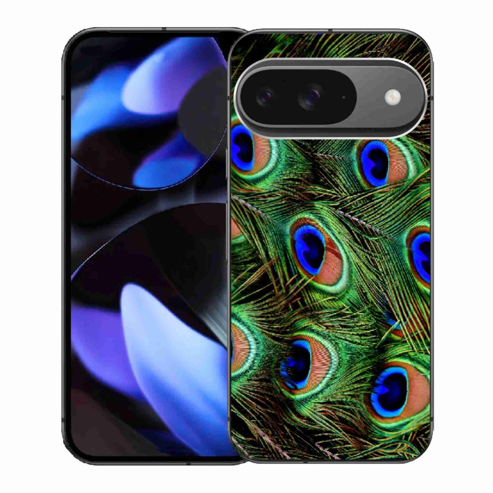 Gél borítás mmCase a Google Pixel 9-hez - pávatoll