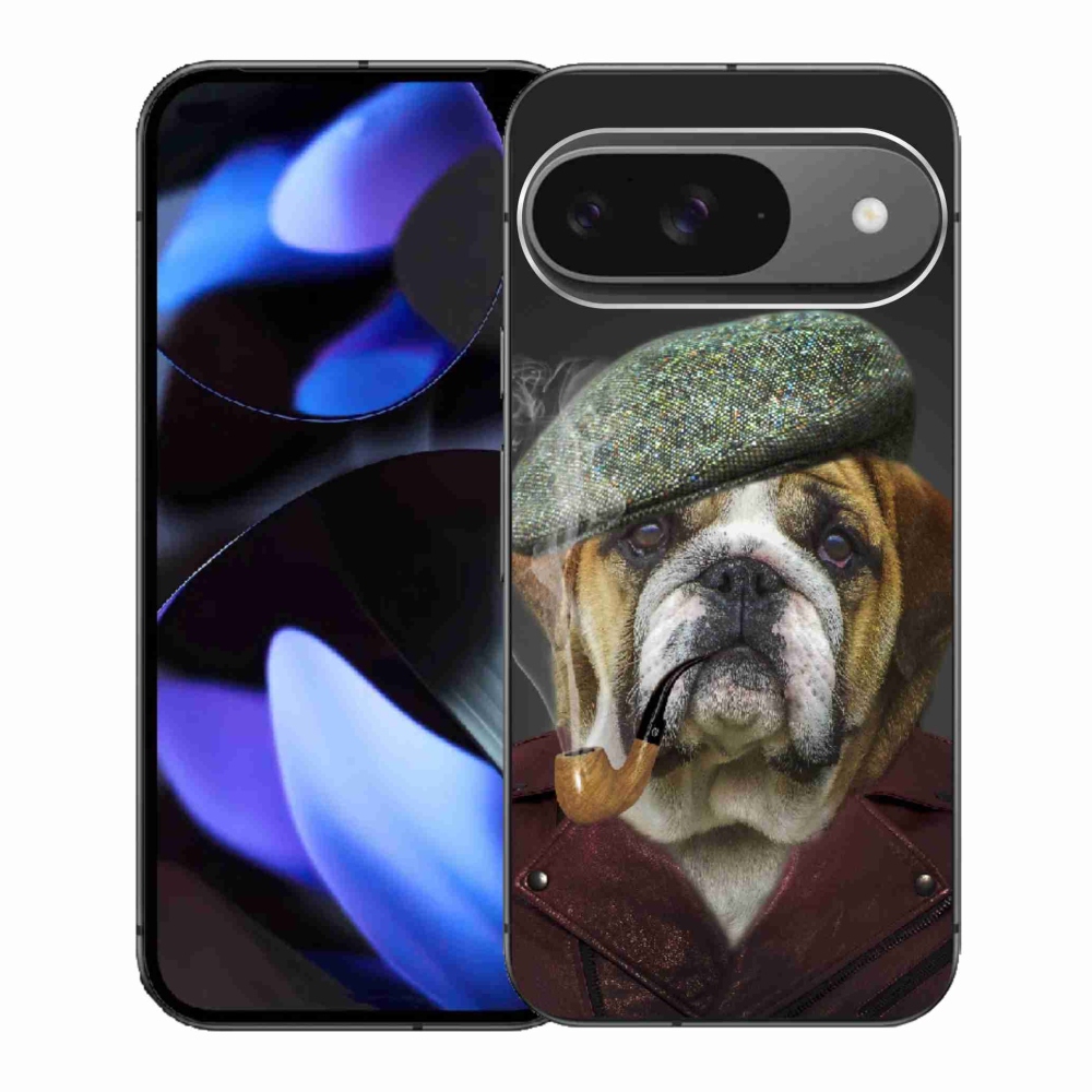 Gél borítás mmCase a Google Pixel 9-hez - kutya csővel