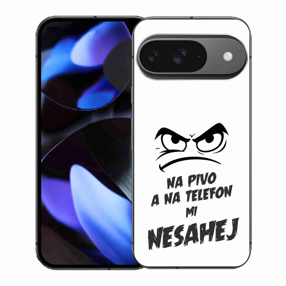 Gél borítás mmCase a Google Pixel 9-hez - sör motívum 2 fehér háttérrel