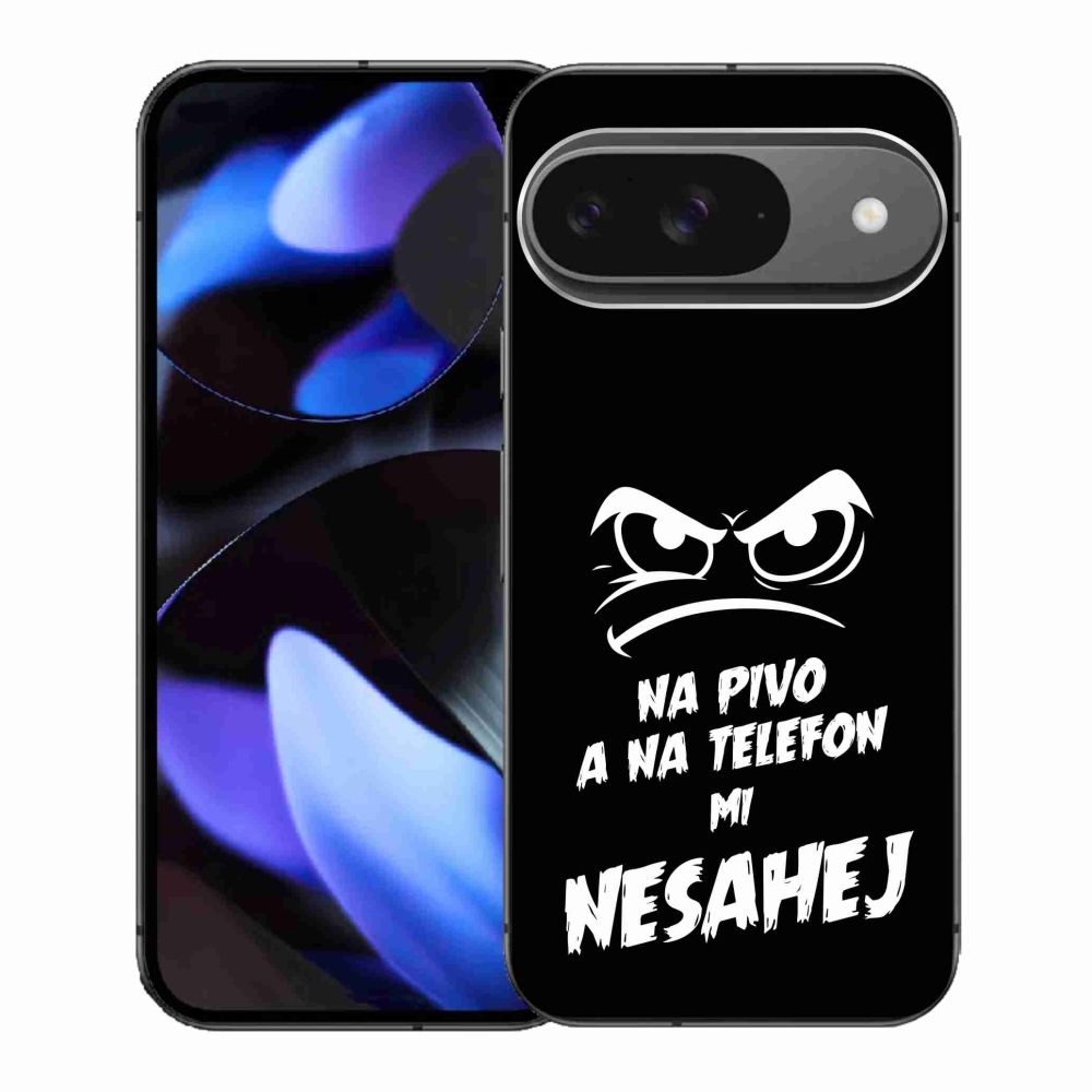 Gél borítás mmCase a Google Pixel 9-hez - sör motívum 2 fekete háttérrel