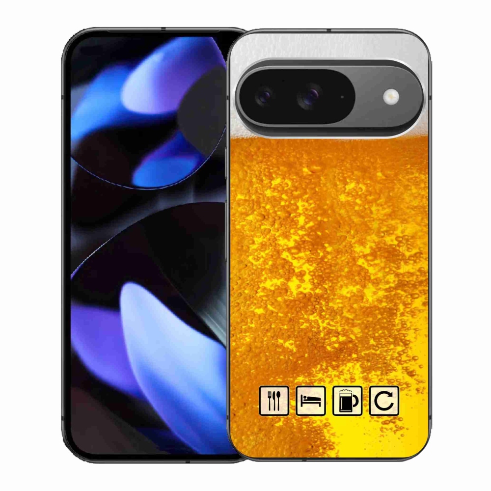 Gél borítás mmCase a Google Pixel 9-hez - sör motívum 3