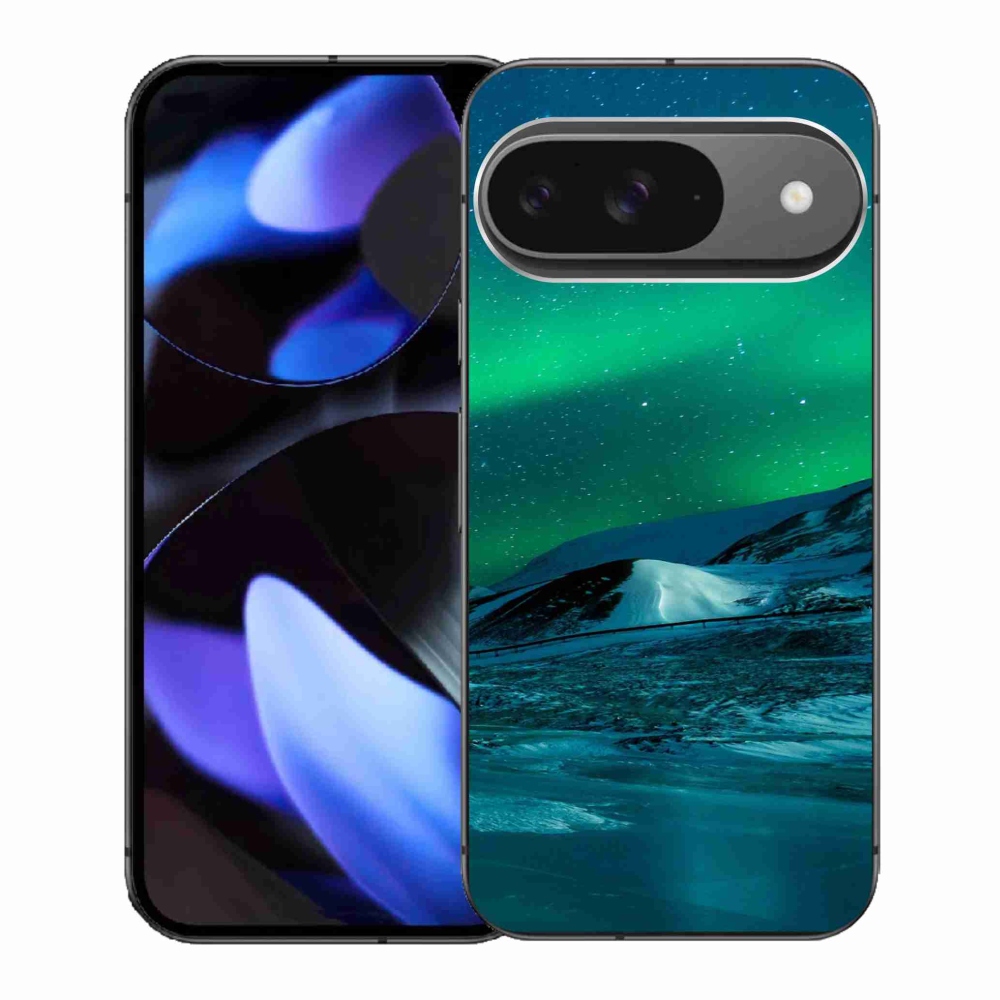Gél borítás mmCase a Google Pixel 9-hez - sarki fény