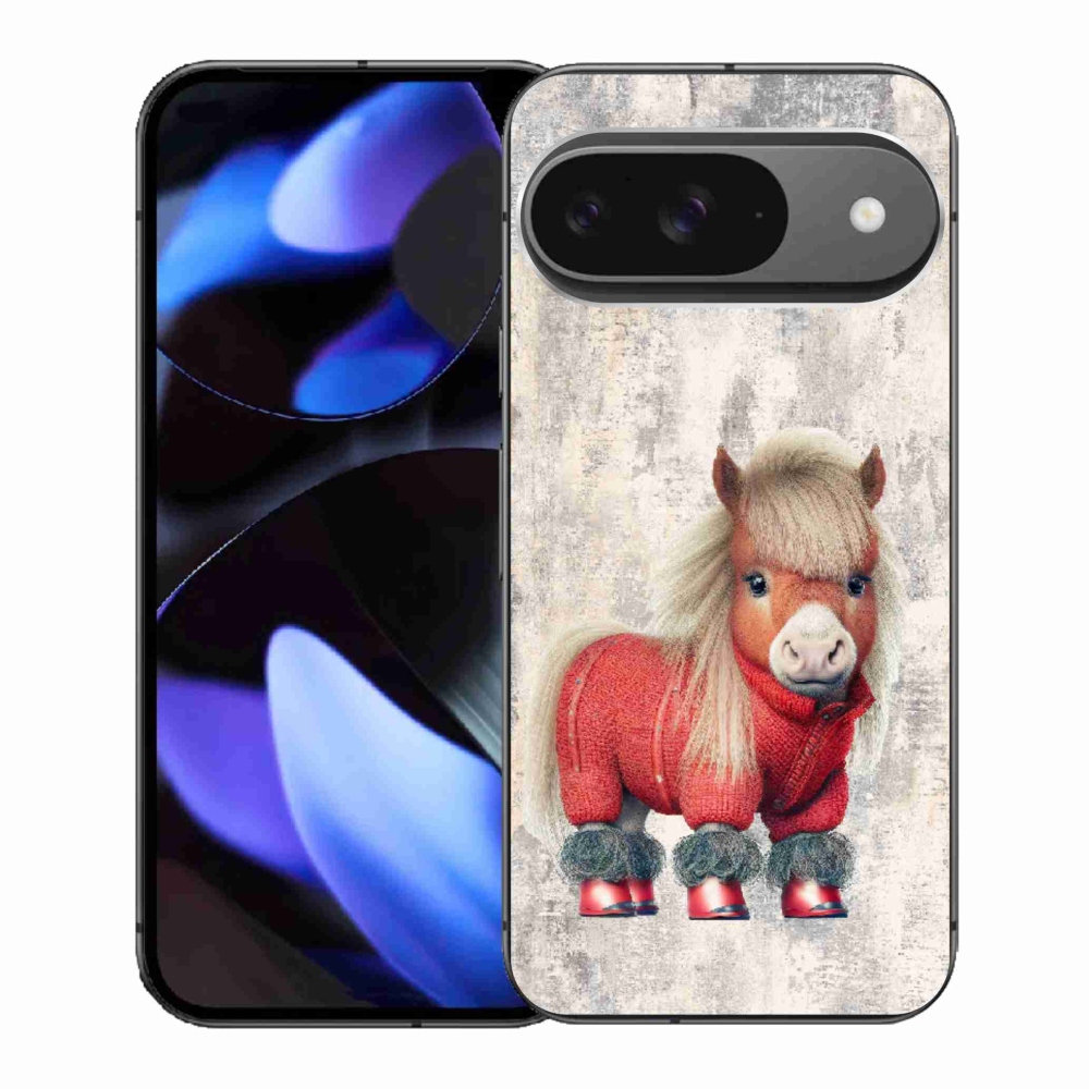 Gél borítás mmCase a Google Pixel 9-hez - póni pulóverben