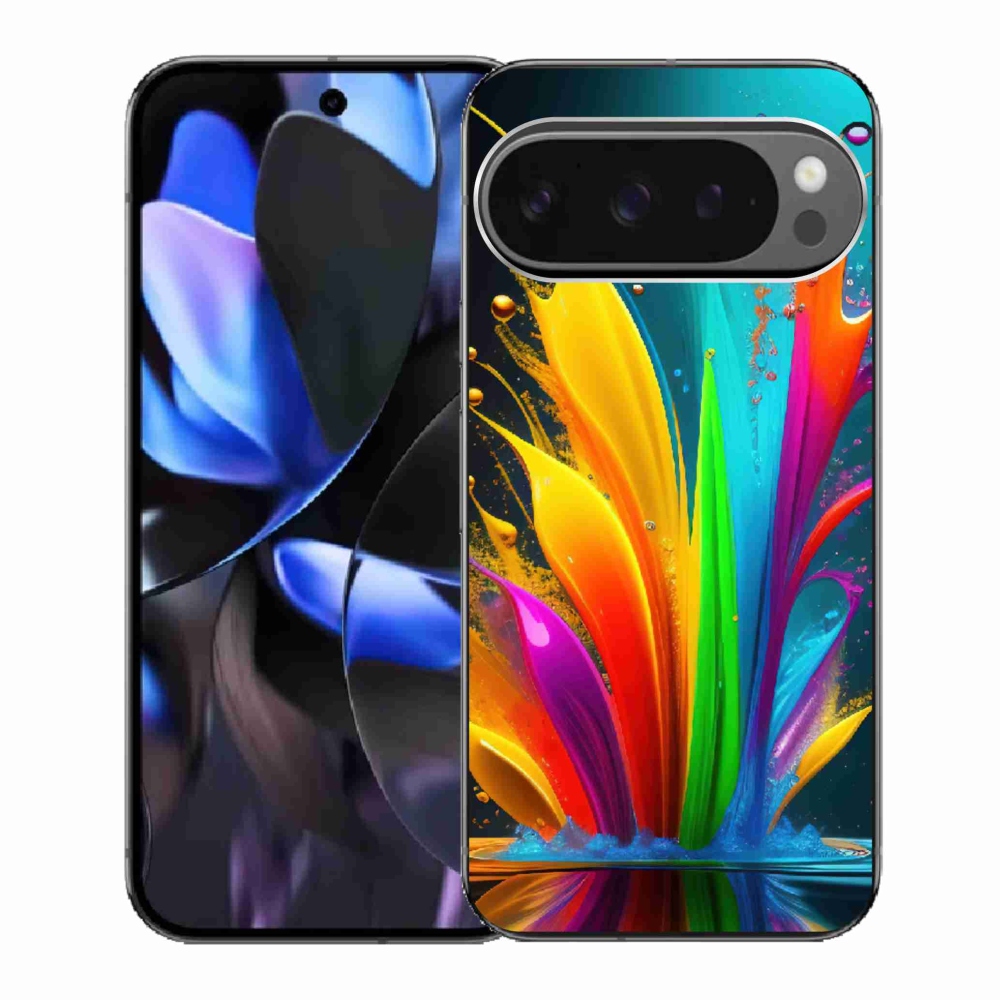 Gél borítás mmCase a Google Pixel 9 Pro számára - absztrakt motívum 1