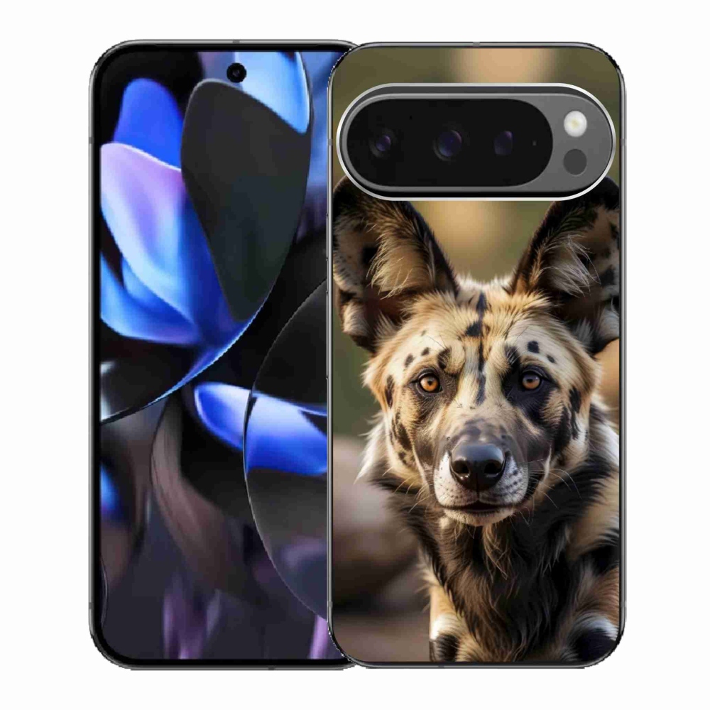 Gél borítás mmCase a Google Pixel 9 Pro számára - Afrikai vadkutya