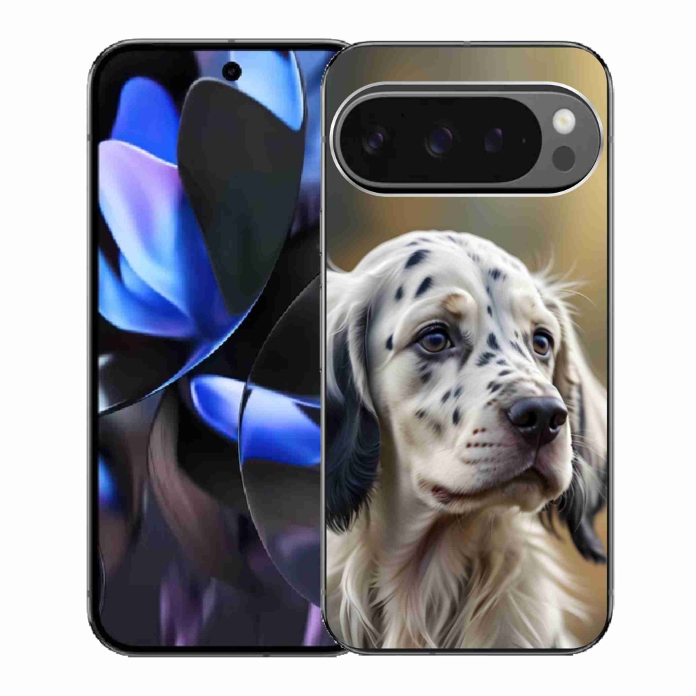 Zselés borítás mmCase a Google Pixel 9 Pro számára - English Setter