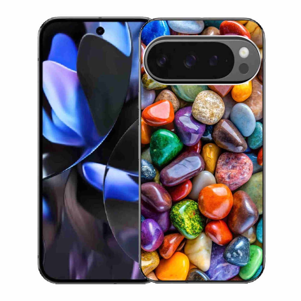 Gél borítás mmCase a Google Pixel 9 Pro számára - színes strasszkövek