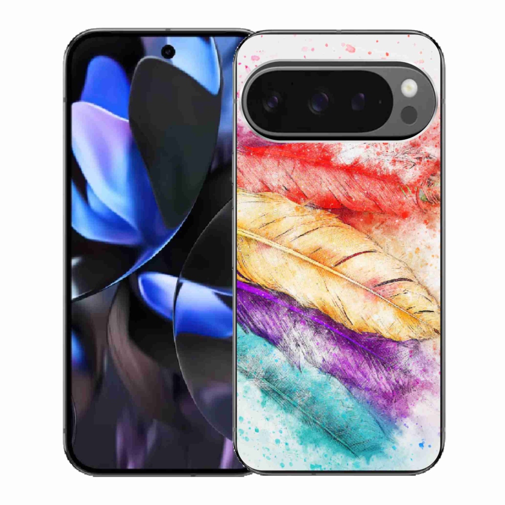 Zselés borítás mmCase a Google Pixel 9 Pro számára - színes toll