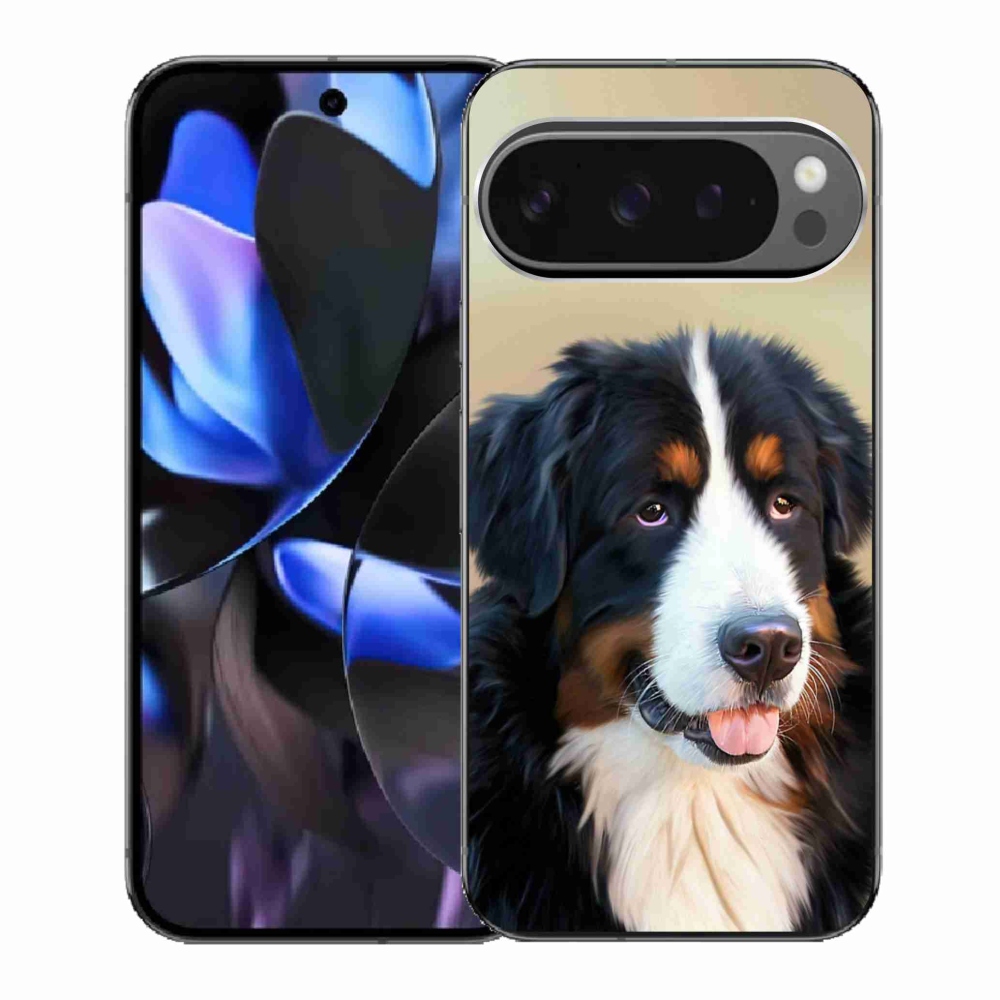 Gél borítás mmCase a Google Pixel 9 Pro-hoz - Berni hegyi kutya