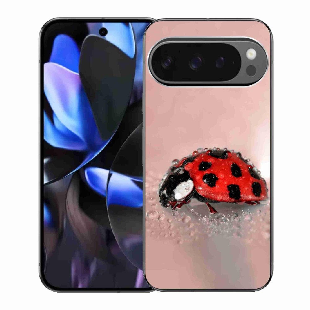Zselés borítás mmCase a Google Pixel 9 Pro számára - katicabogár