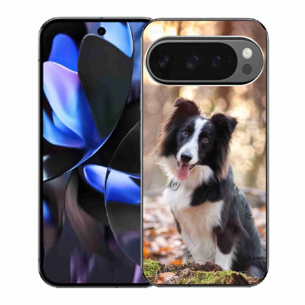 Gél borítás mmCase a Google Pixel 9 Pro számára - border colie 1