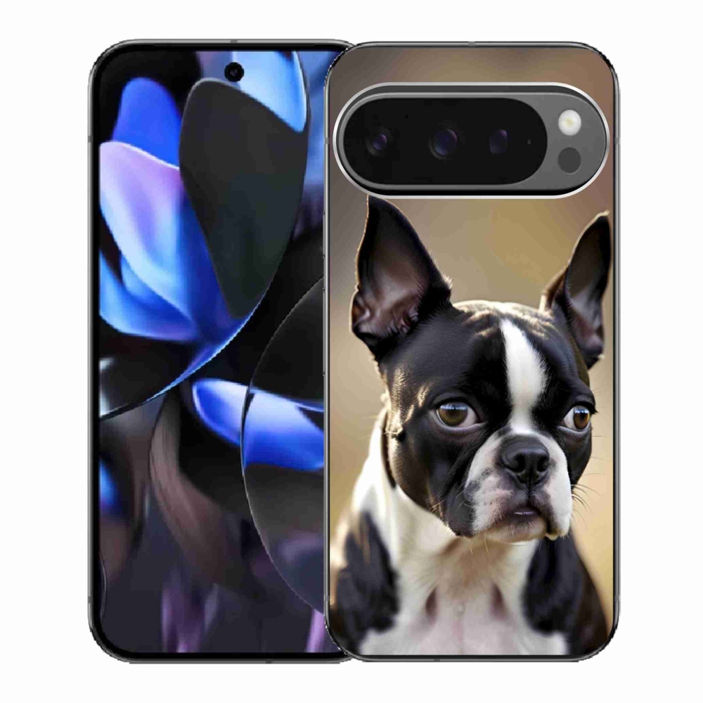 Gél borítás mmCase a Google Pixel 9 Pro készülékhez - Boston Terrier