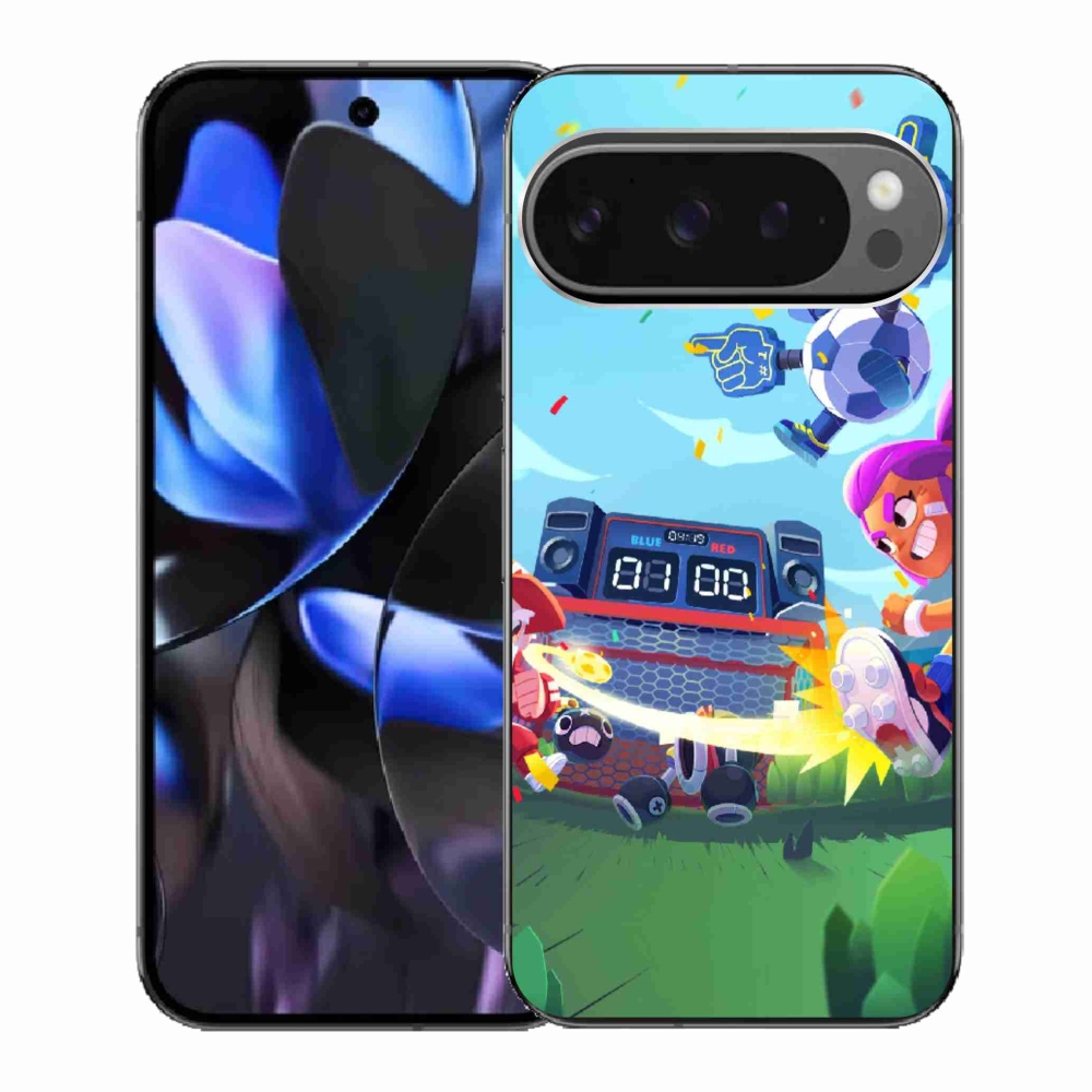 Gél borítás mmCase a Google Pixel 9 Pro számára - verekedés csillagok 1