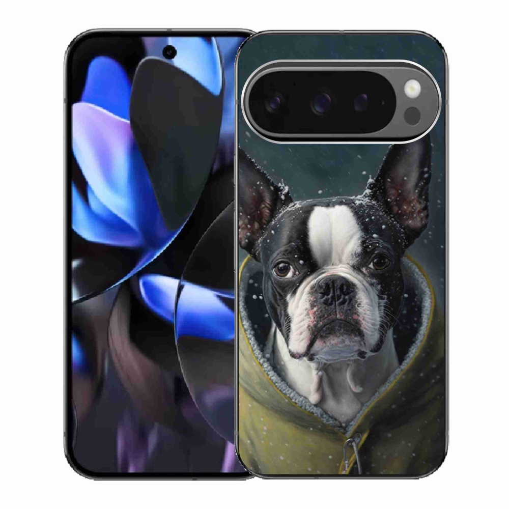 Zselés borítás mmCase a Google Pixel 9 Pro számára - bulldog