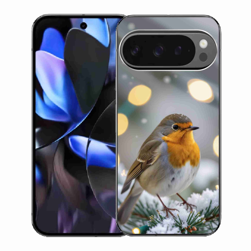 Gél borítás mmCase a Google Pixel 9 Pro számára - télen pirosló színben