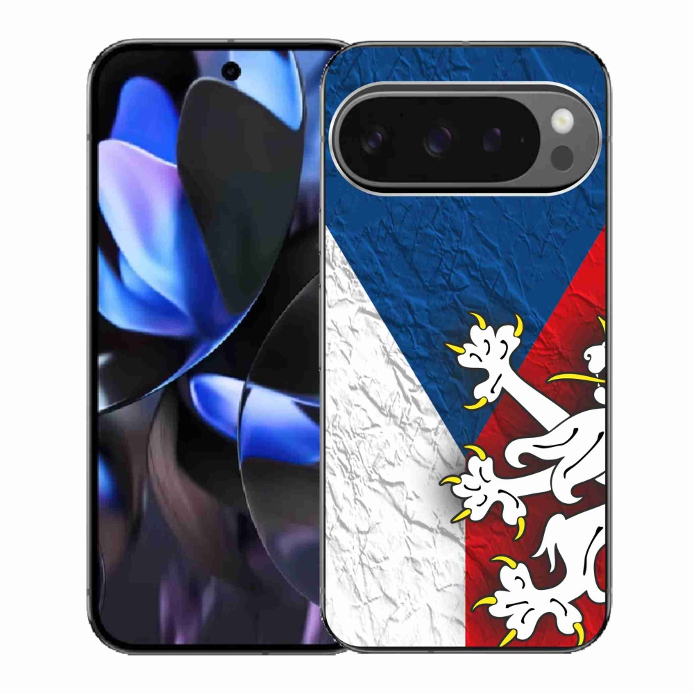 Zselés borítás mmCase a Google Pixel 9 Pro számára - cseh zászló 1