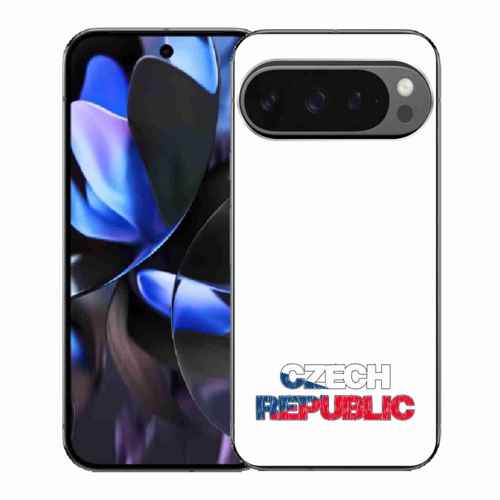 Gél borítás mmCase a Google Pixel 9 Pro számára - Csehország fehér háttér