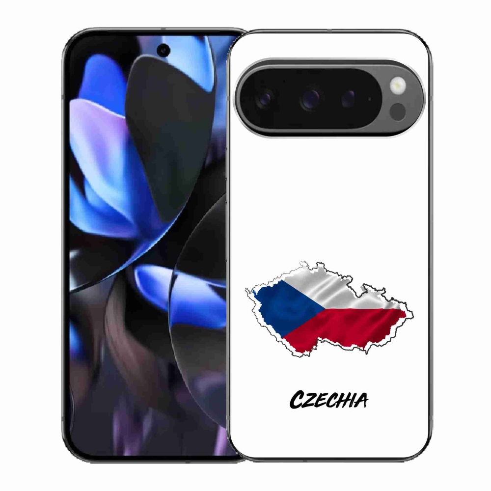Gél borítás mmCase a Google Pixel 9 Pro számára - Csehország fehér háttér