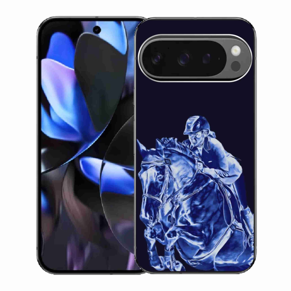 Gél borítás mmCase a Google Pixel 9 Pro számára - versenyló
