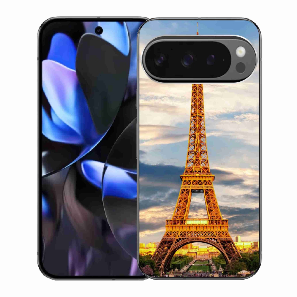 Gél borítás mmCase a Google Pixel 9 Pro számára - eiffel torony 3