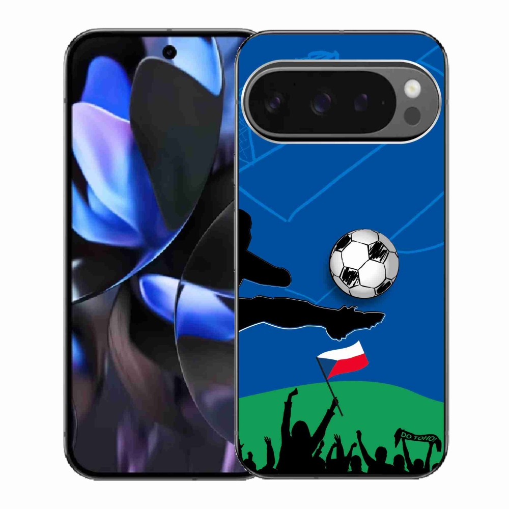 Gél borítás mmCase a Google Pixel 9 Pro-n - futballszurkolók