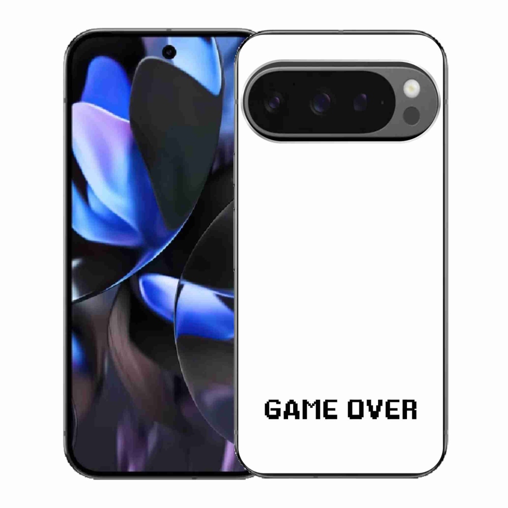 Gél borítás mmCase a Google Pixel 9 Pro számára - játék fehér háttéren